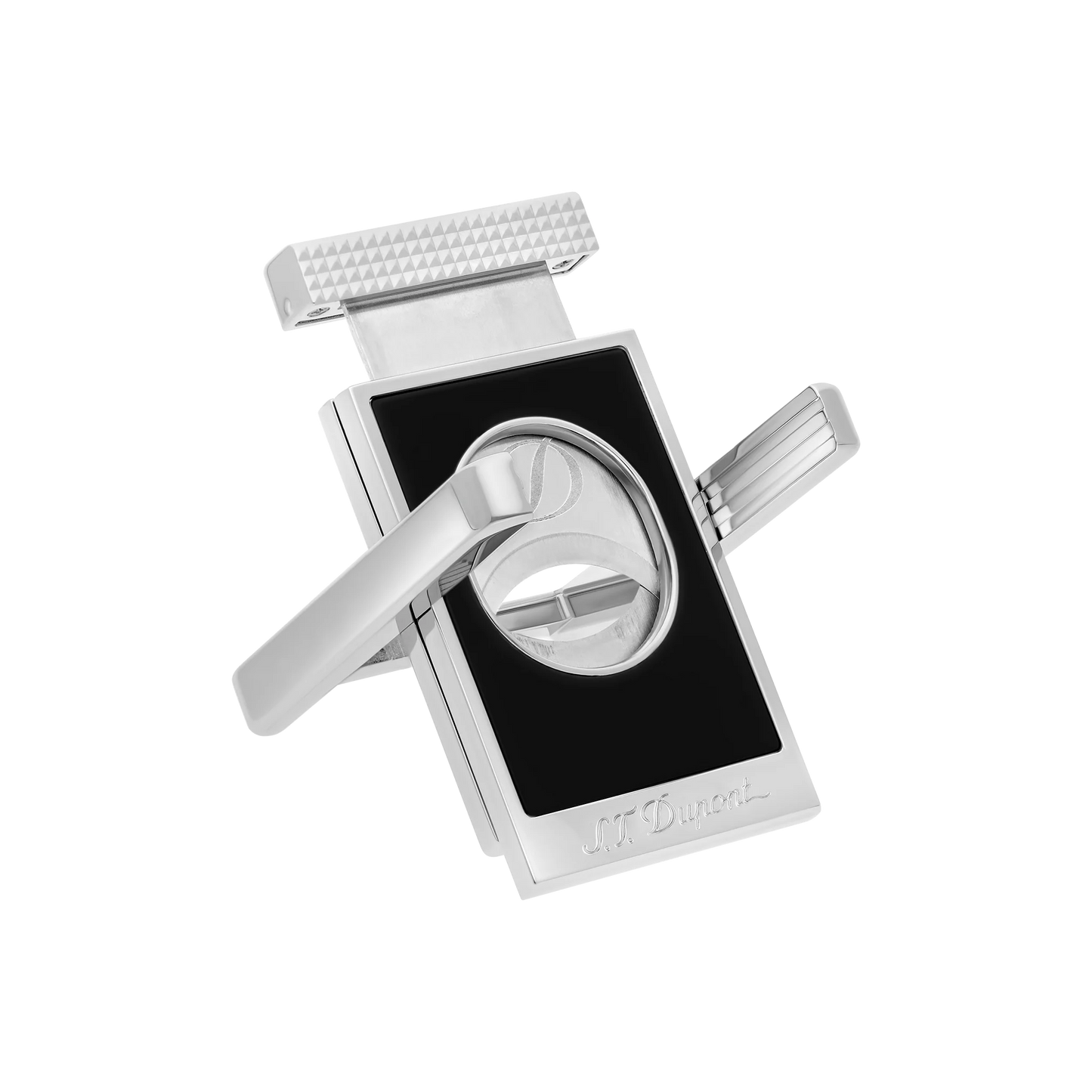 Taglia sigari Stand Cromato Nero