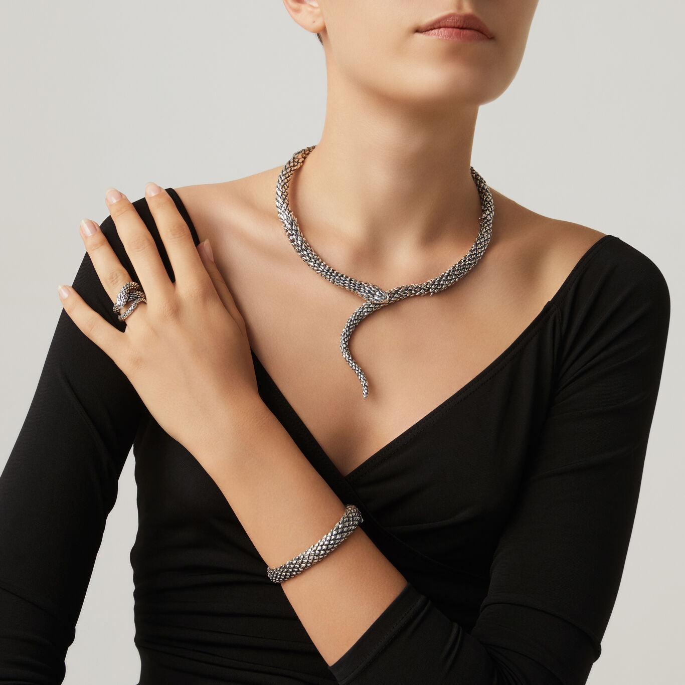 Bracciale Bangle Serpente