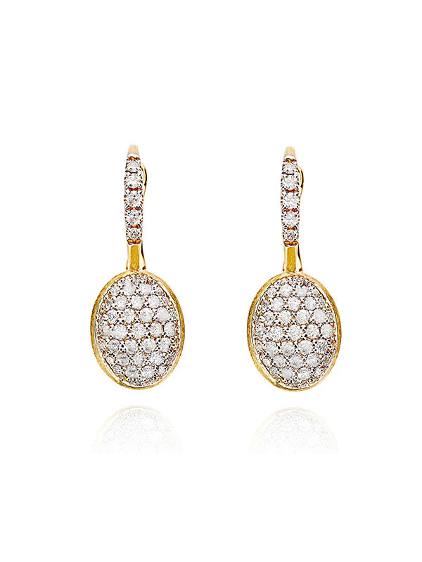 Orecchini ciliegine boules diamanti piccoli