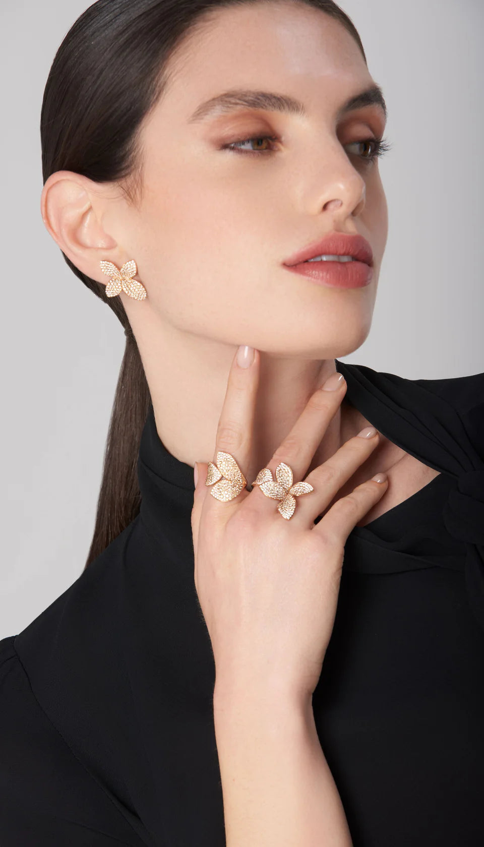 Anello Giardini Segreti 5 petali