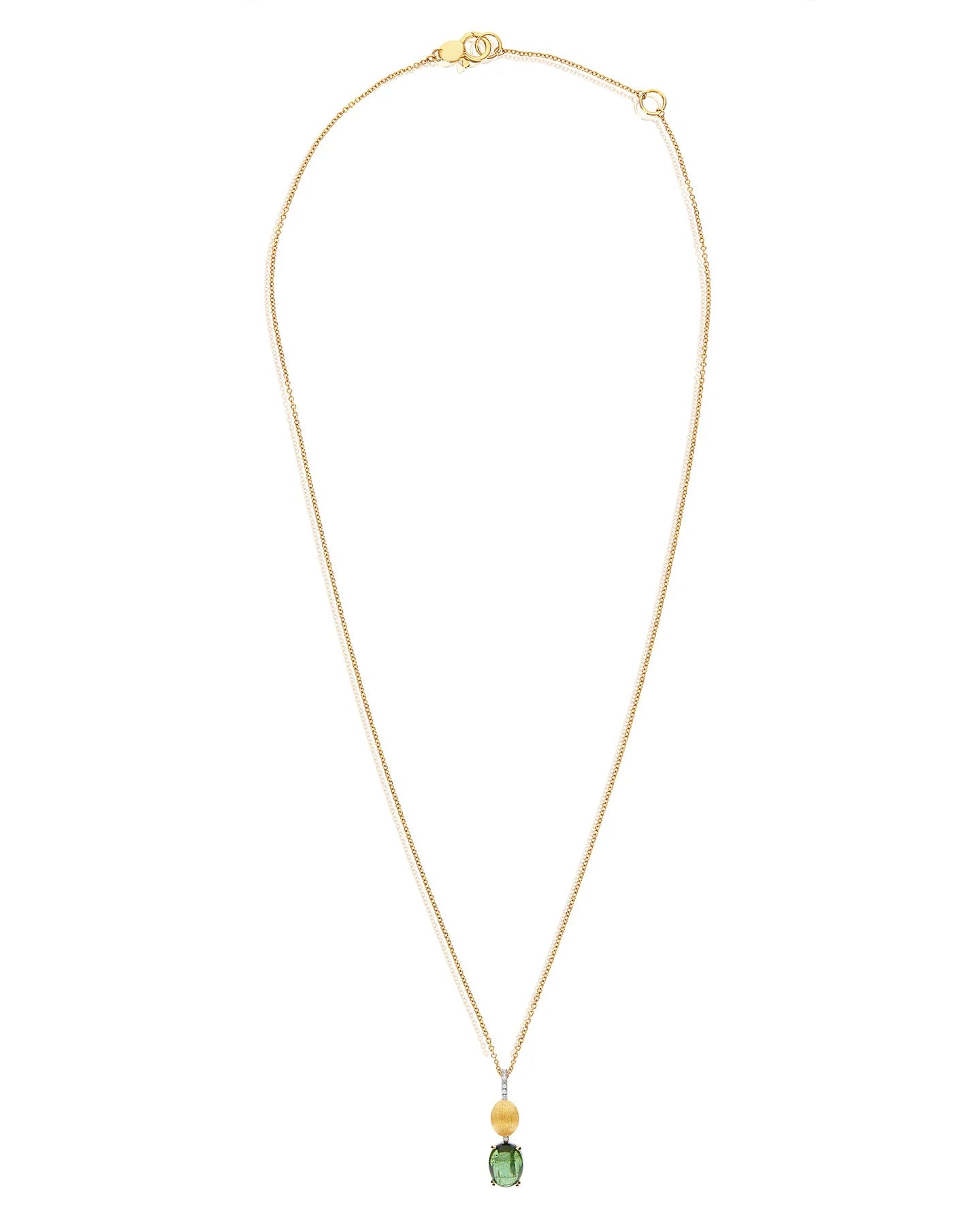 Collana Dancing Tourmalines verde