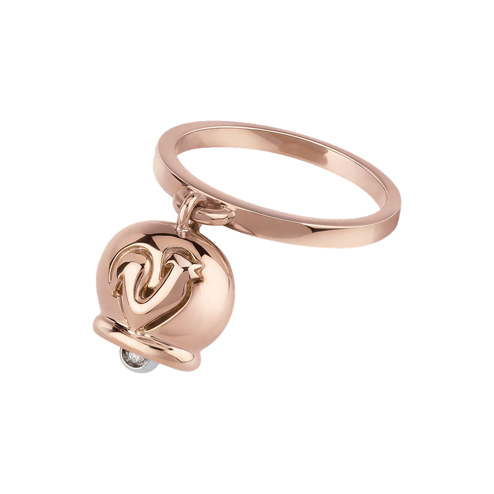 Anello Campanella piccolo oro rosa