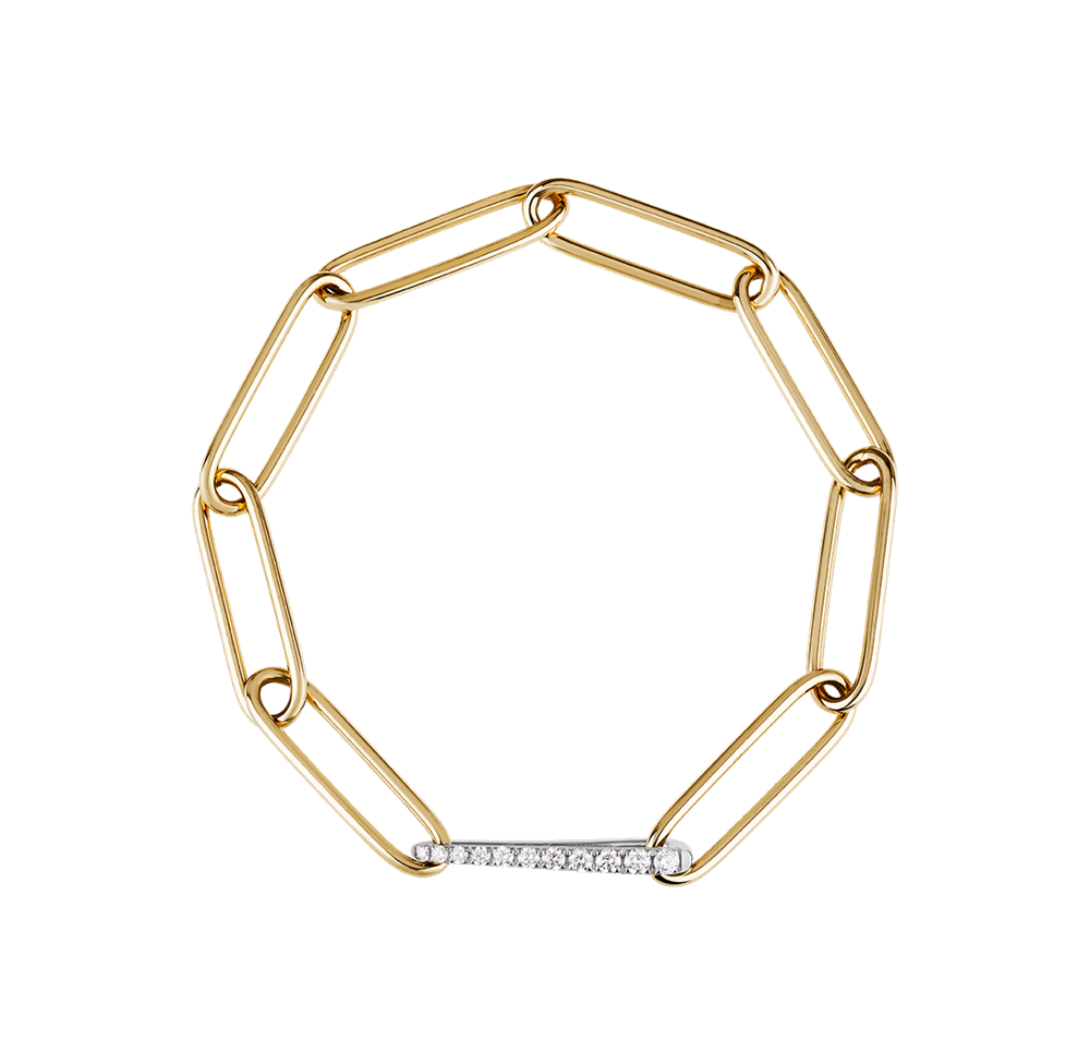 Bracciale maglie ovali
