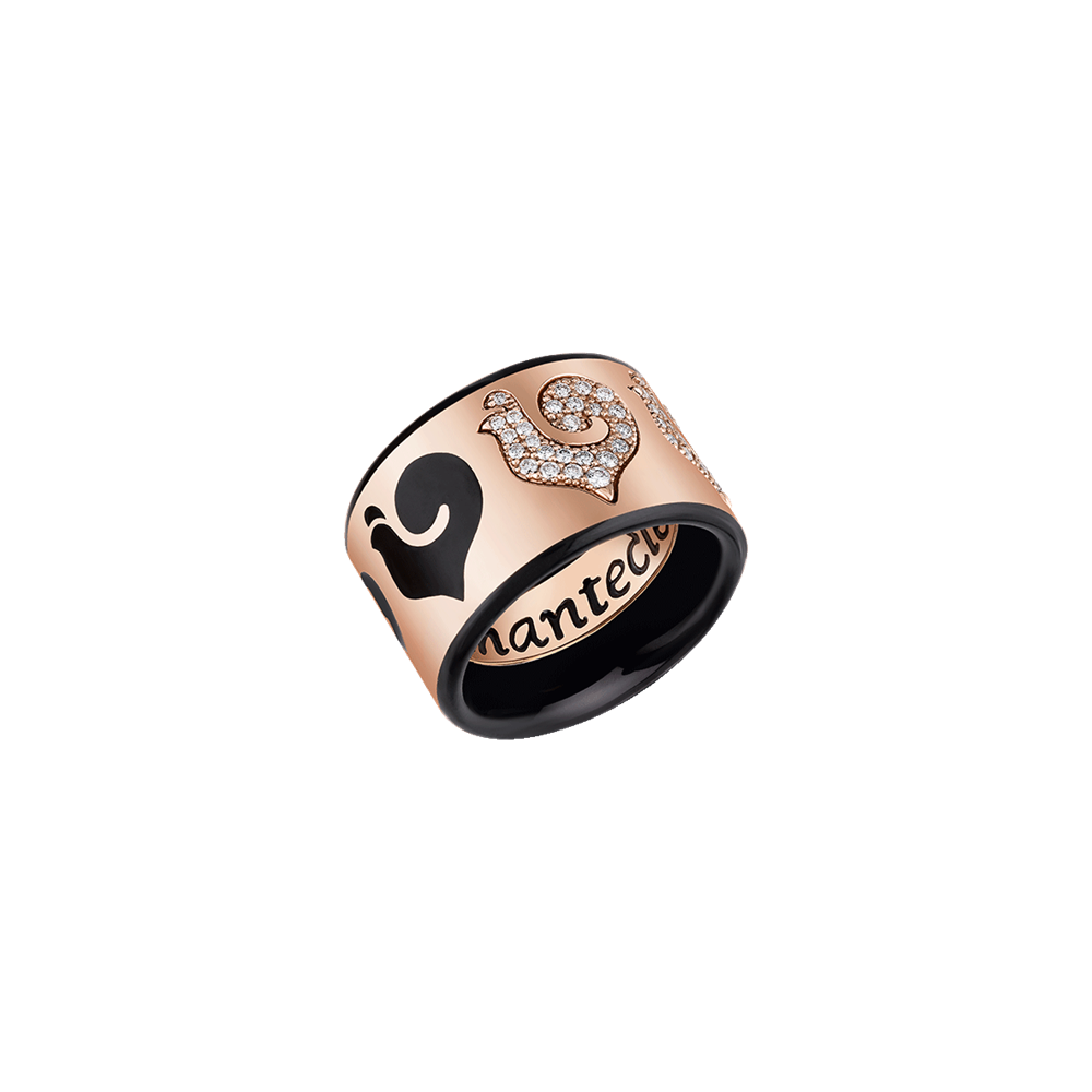 Anello Fascia grande Carousèl nero