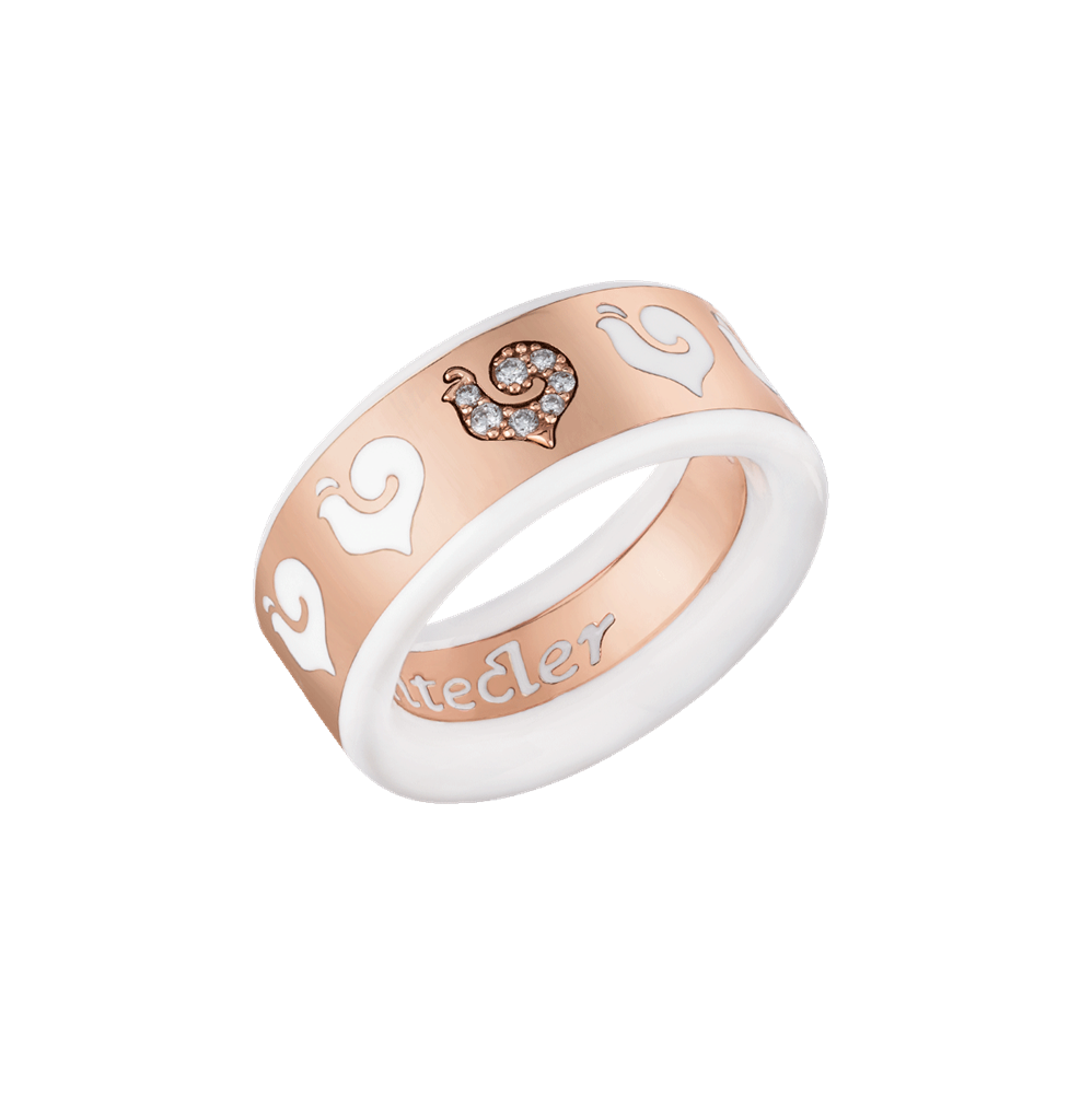 Anello fede Carousèl bianca