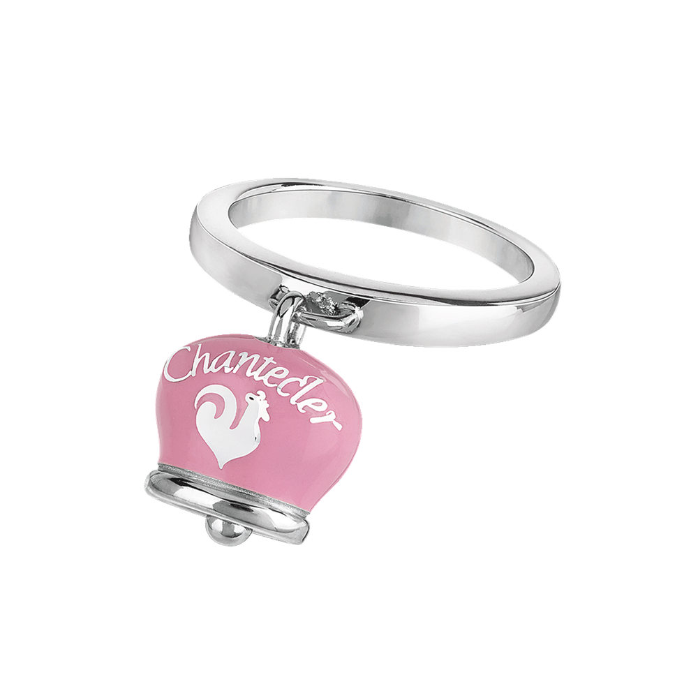 Anello Campanella farfalla rosa