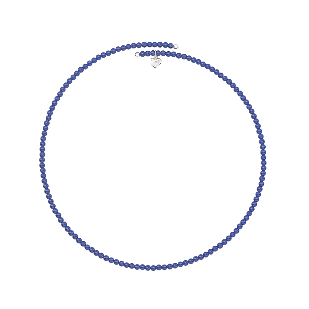 Chocker in lapis blu