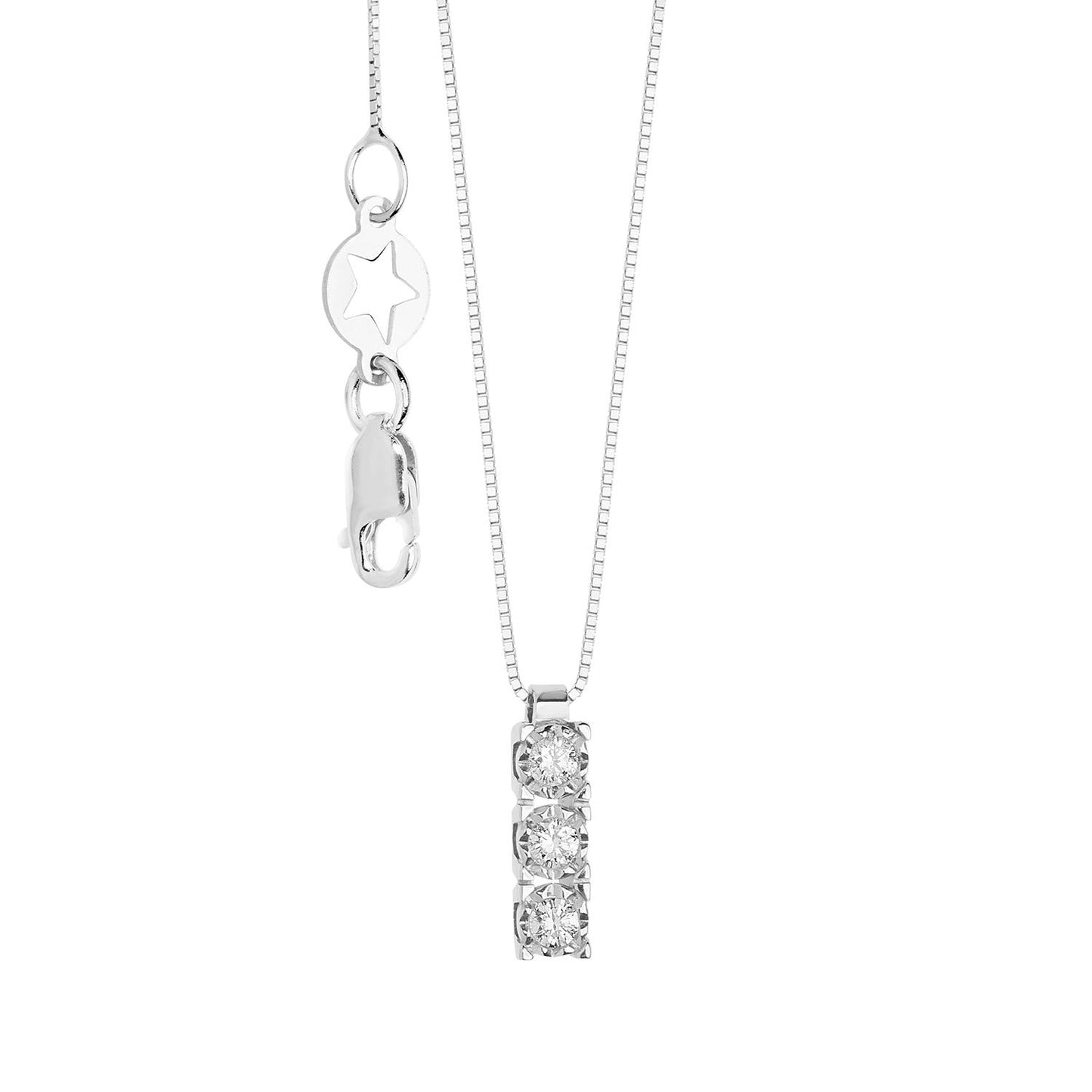 Girocollo trilogy diamanti