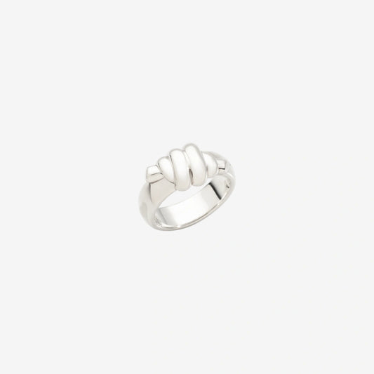 anello bold nodo argento