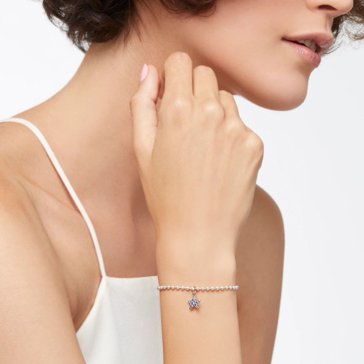 bracciale bollicine argento