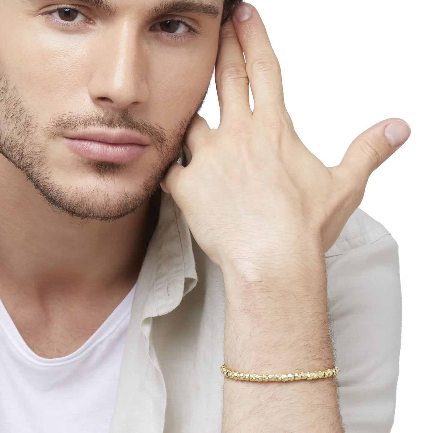 Bracciale granelli oro giallo
