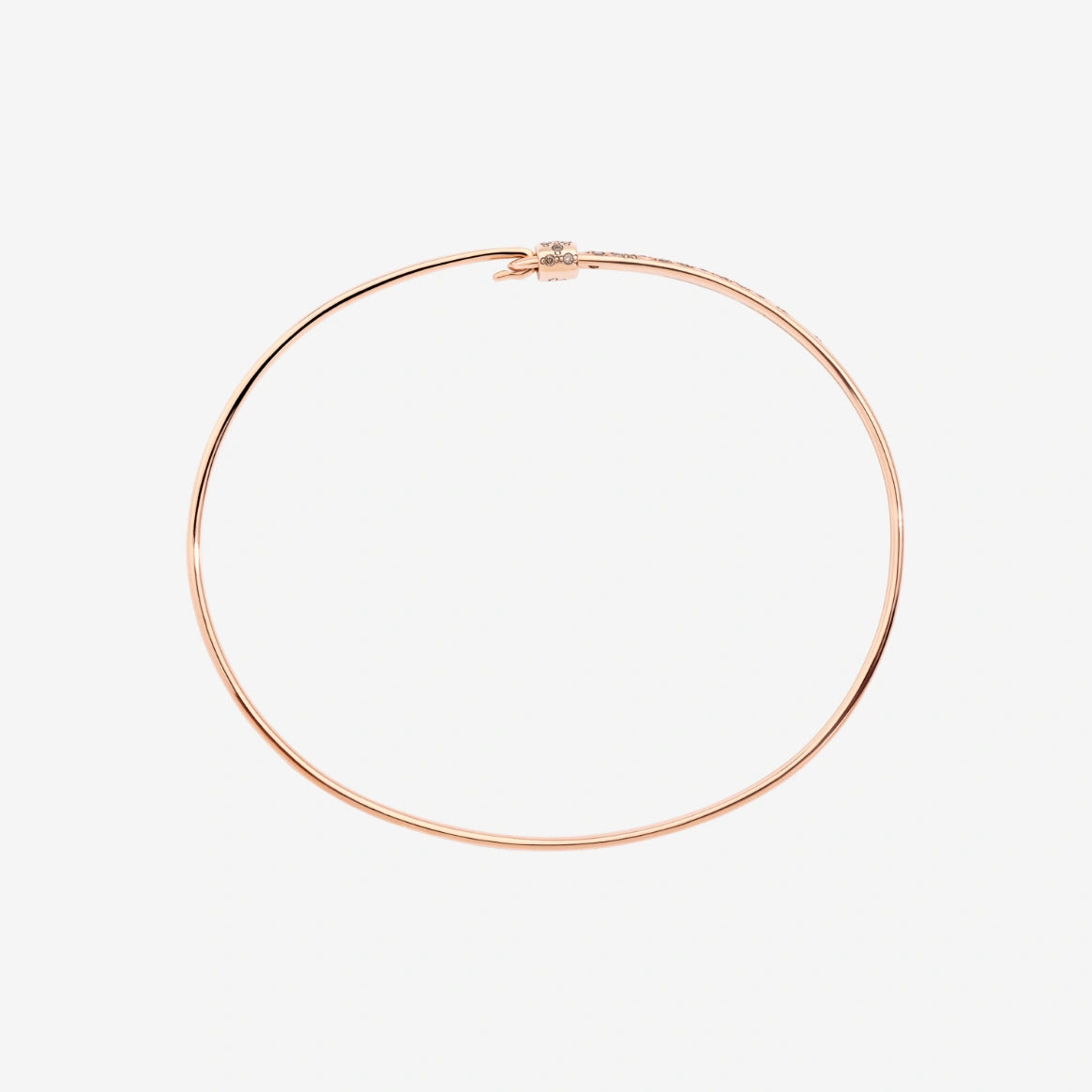 bangle essentials oro rosa & diamanti