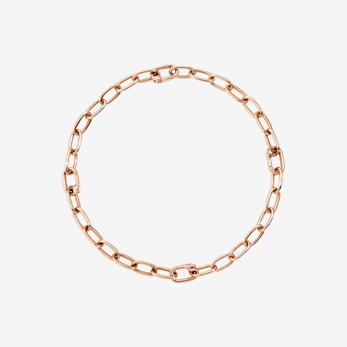 bracciale maglie apribili argento dorato