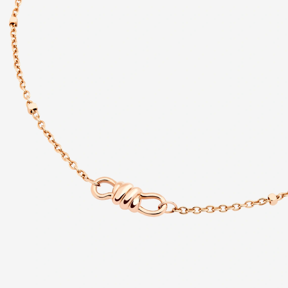 bracciale nodo oro rosa
