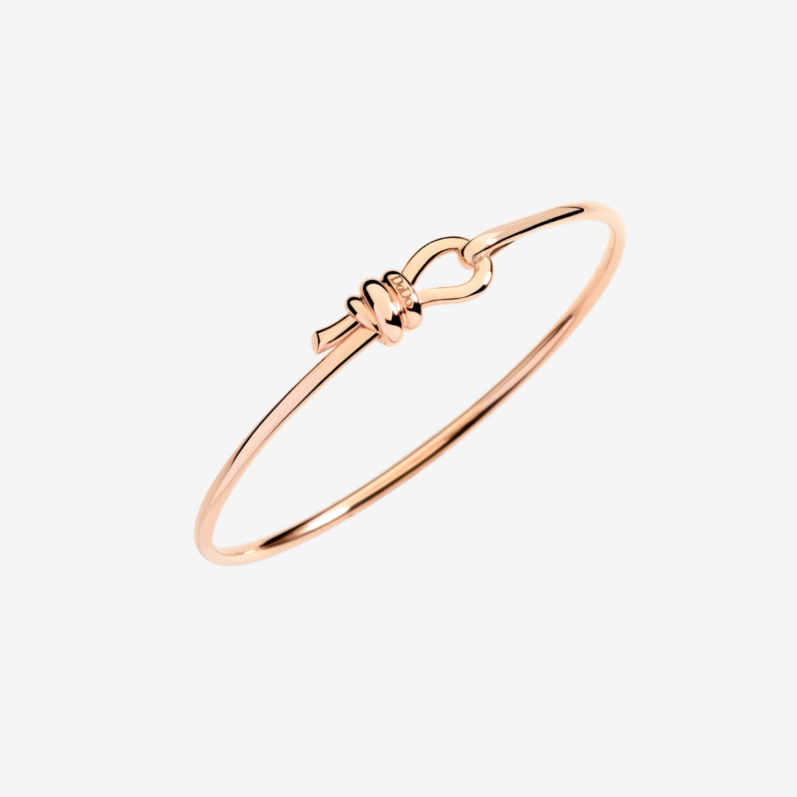 bracciale bangle nodo oro rosa