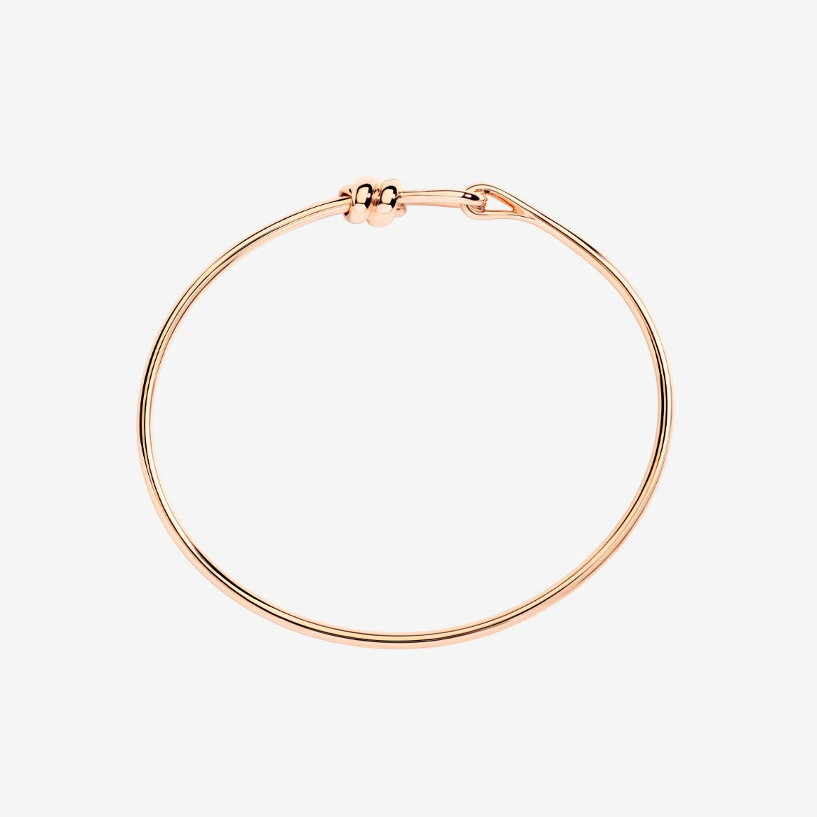 bracciale bangle nodo oro rosa