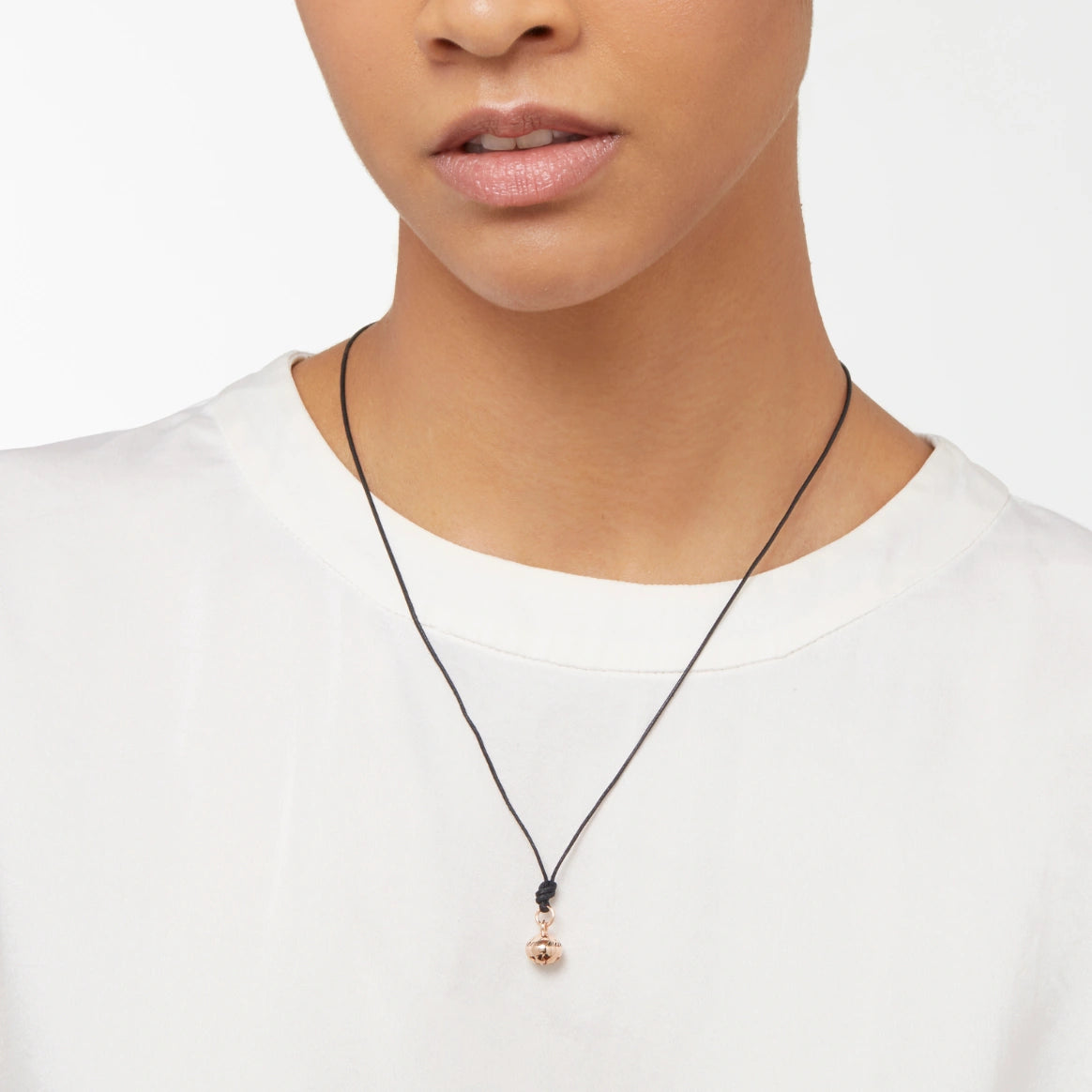 ciondolo campanello oro rosa