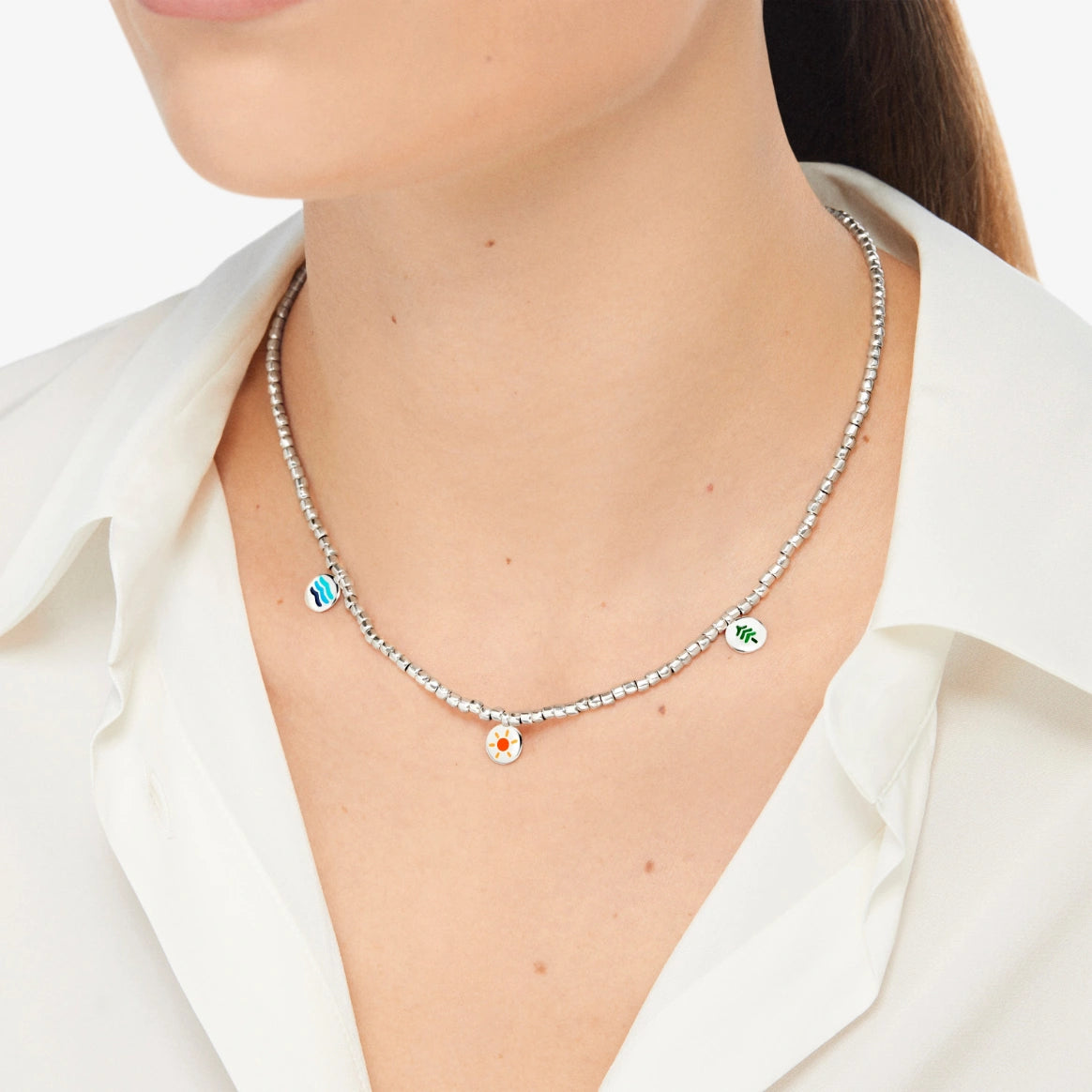 set piastrine wwf argento & smalto