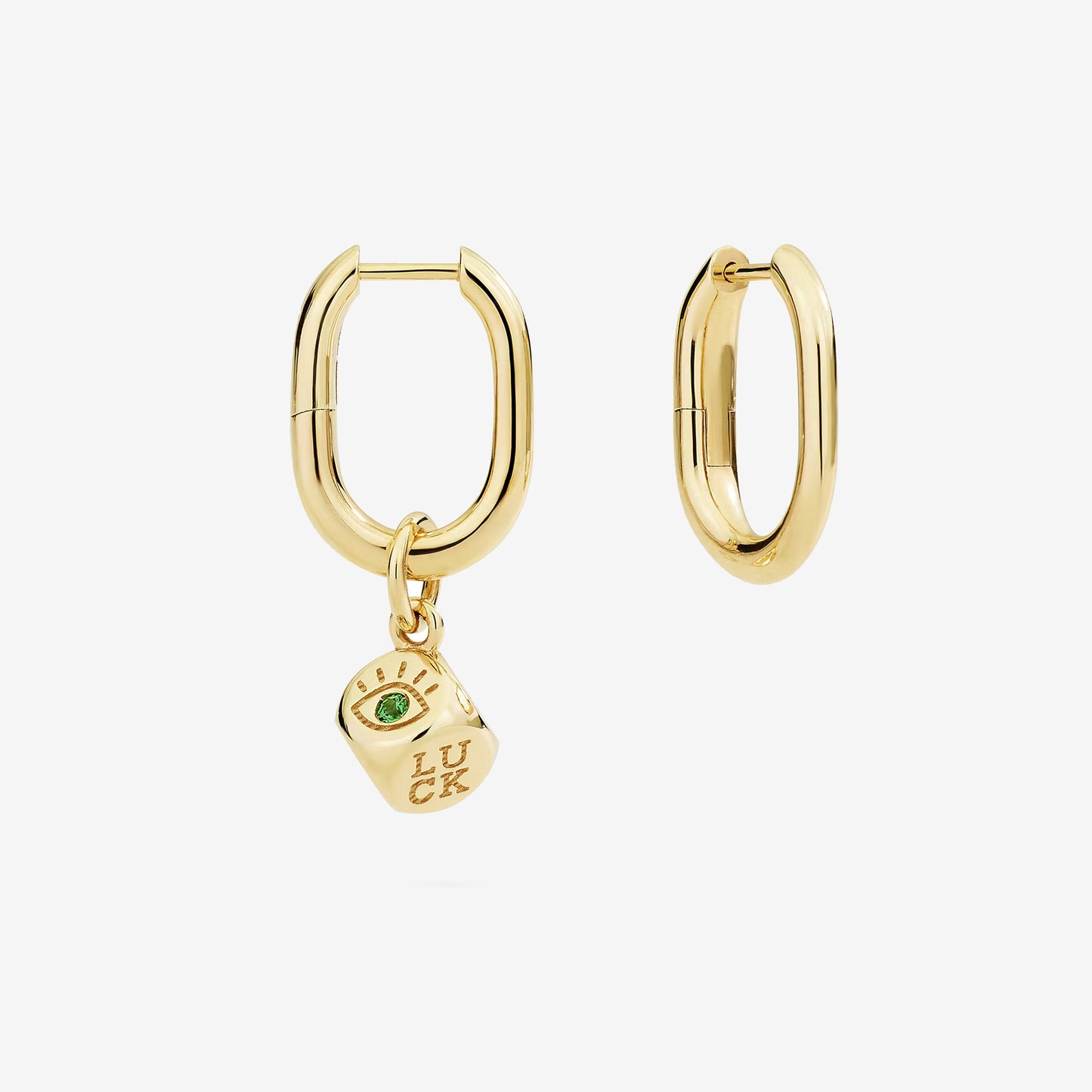 Ciondolo Dado Oro Giallo & Tsavorite