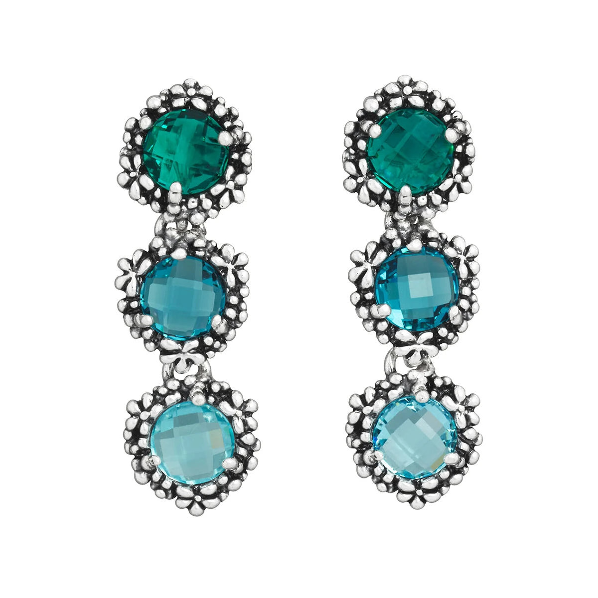 Orecchini Cascata Blu Ivy