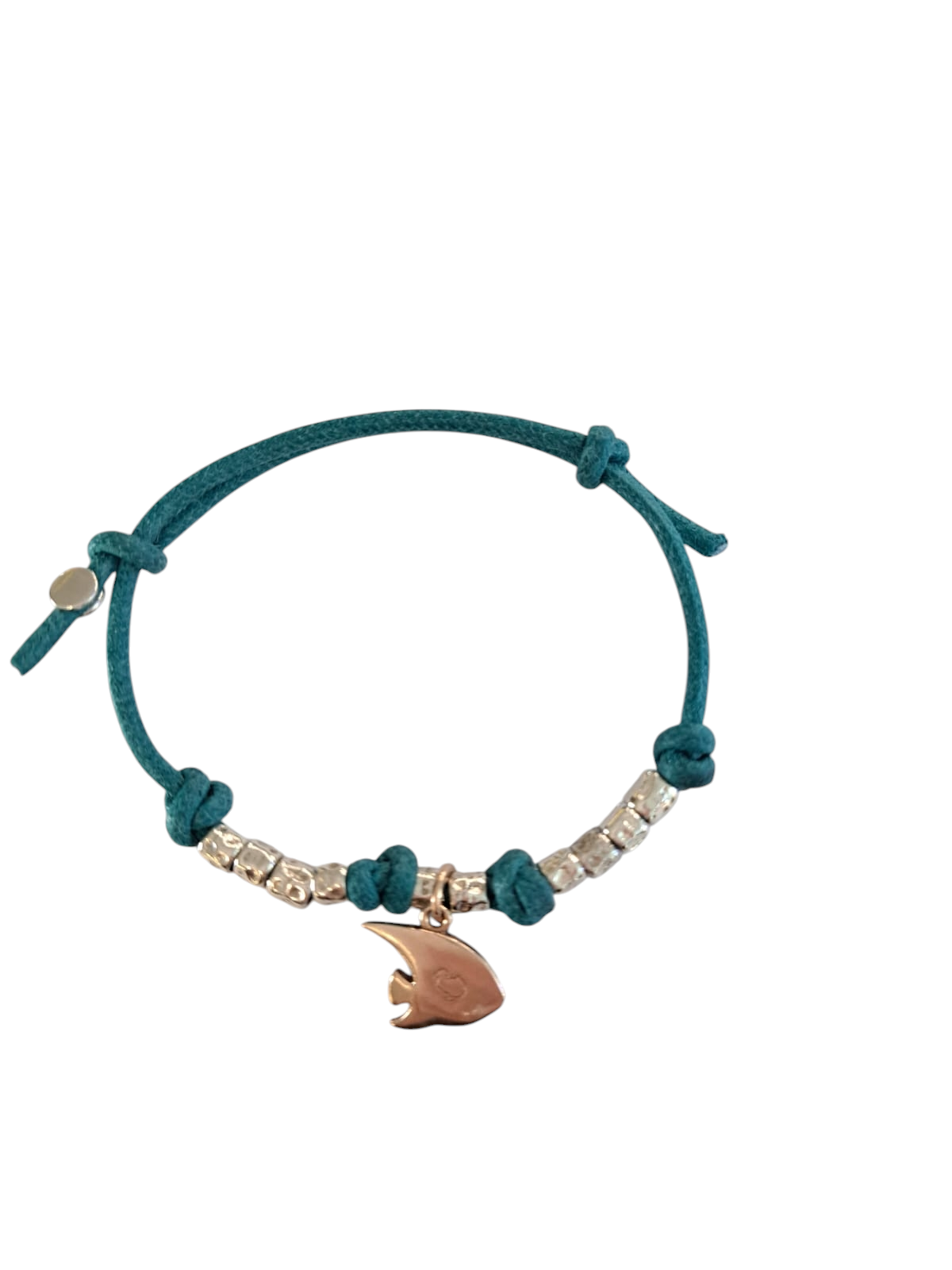 Bracciale DoDo cordino e pesce Angelo smaltato