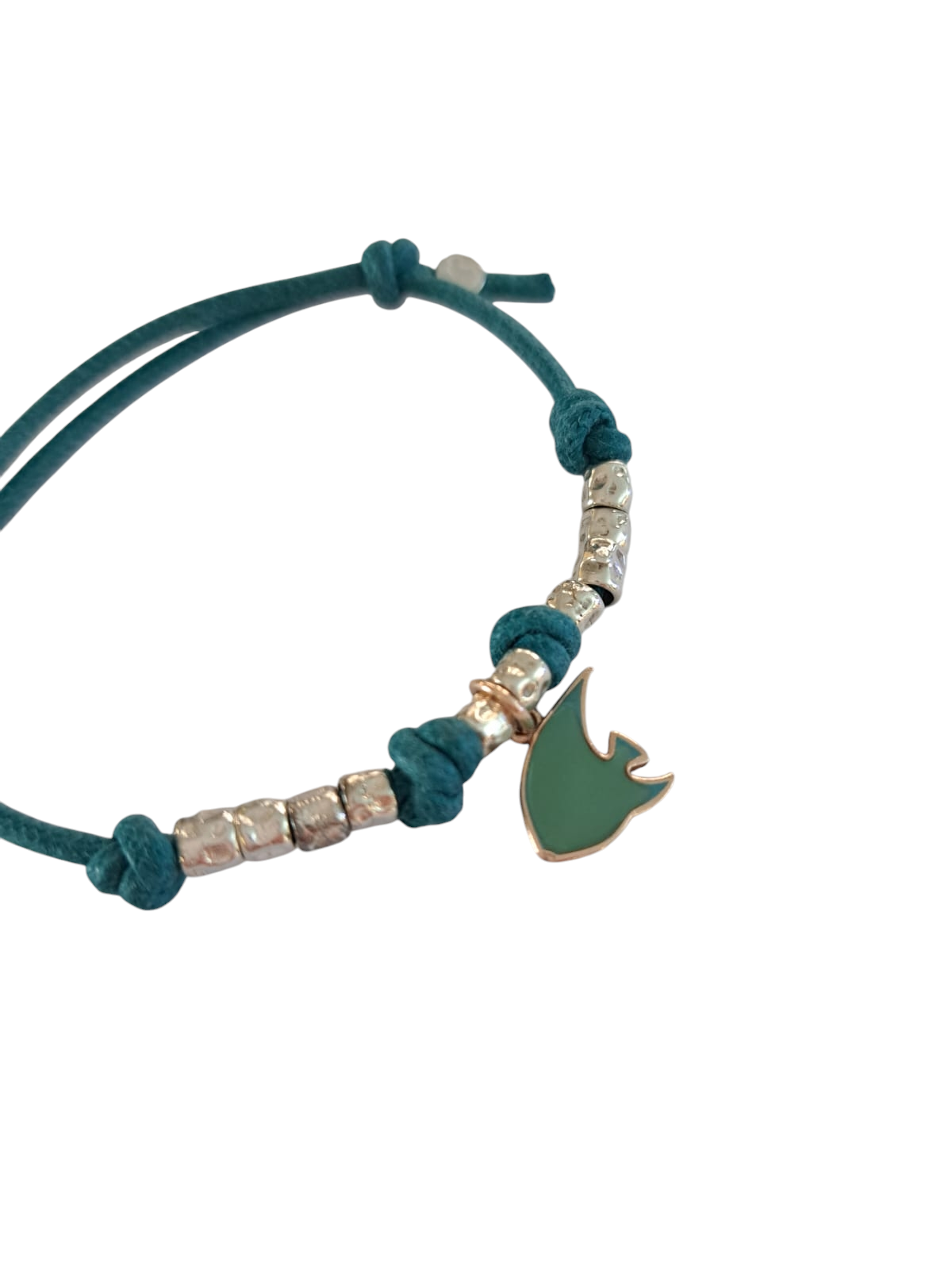 Bracciale DoDo cordino e pesce Angelo smaltato