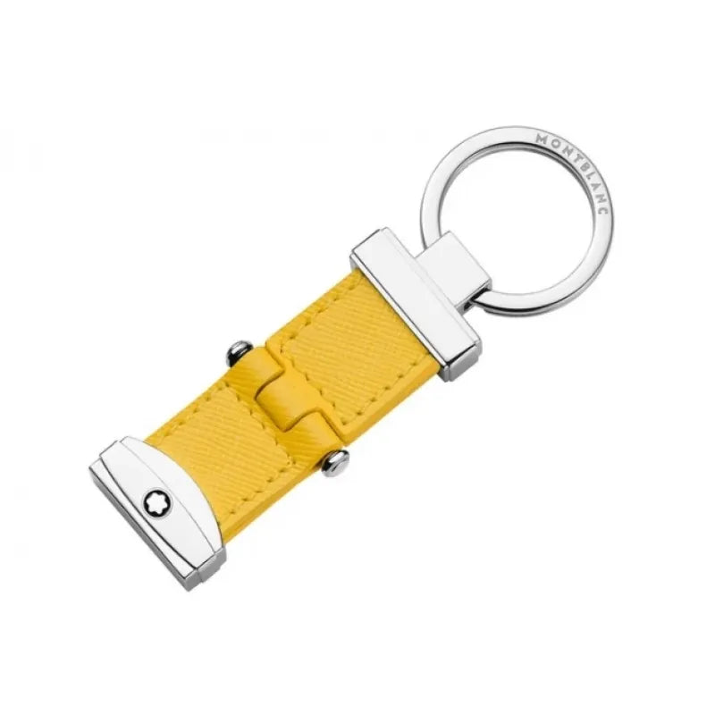 Portachiavi sartorial giallo con perno