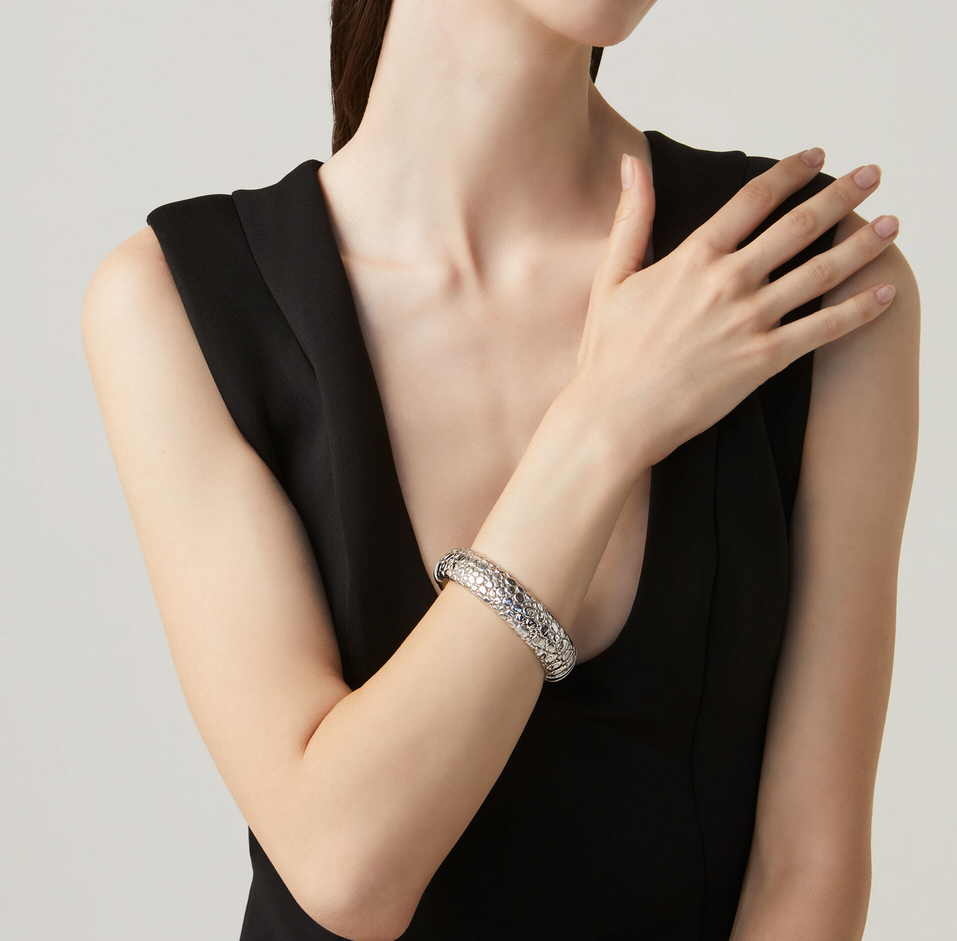 Bracciale Bangle Moon Crocodile Grande