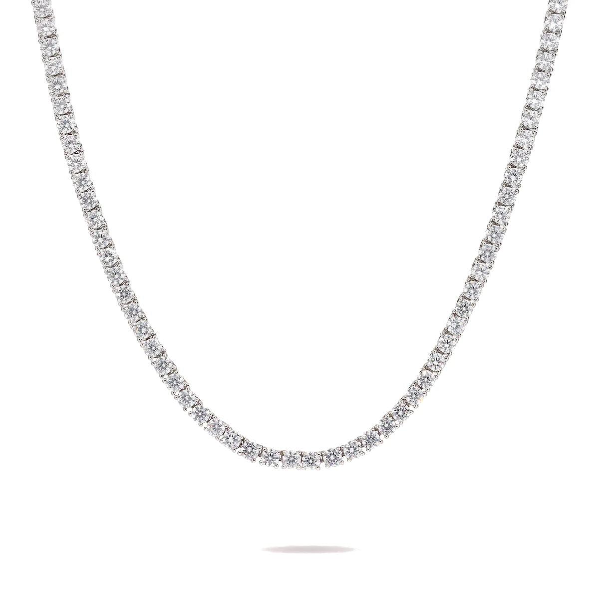 Collana Tennis con Cubic Zirconia Tonde