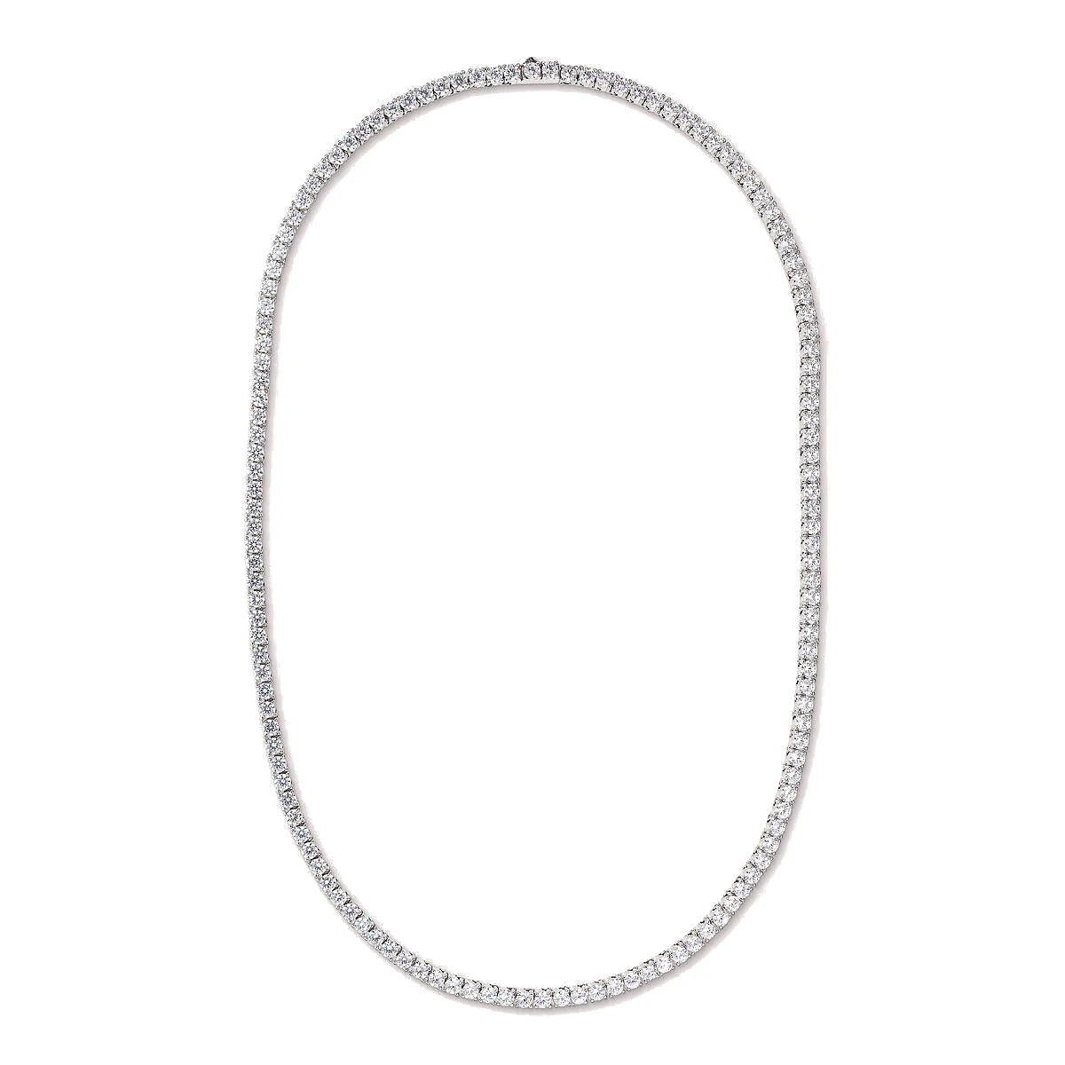Collana Tennis con Cubic Zirconia Tonde
