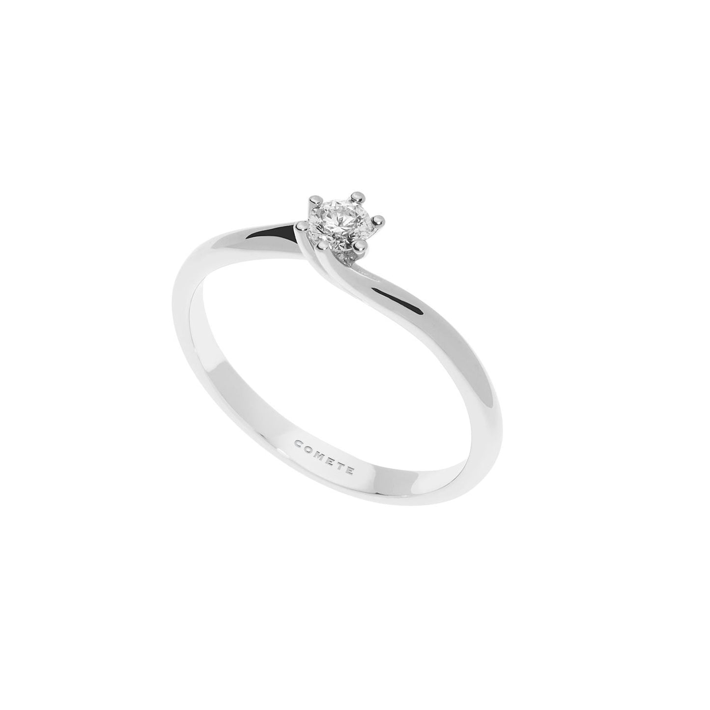 Anello solitario pegni d'amore