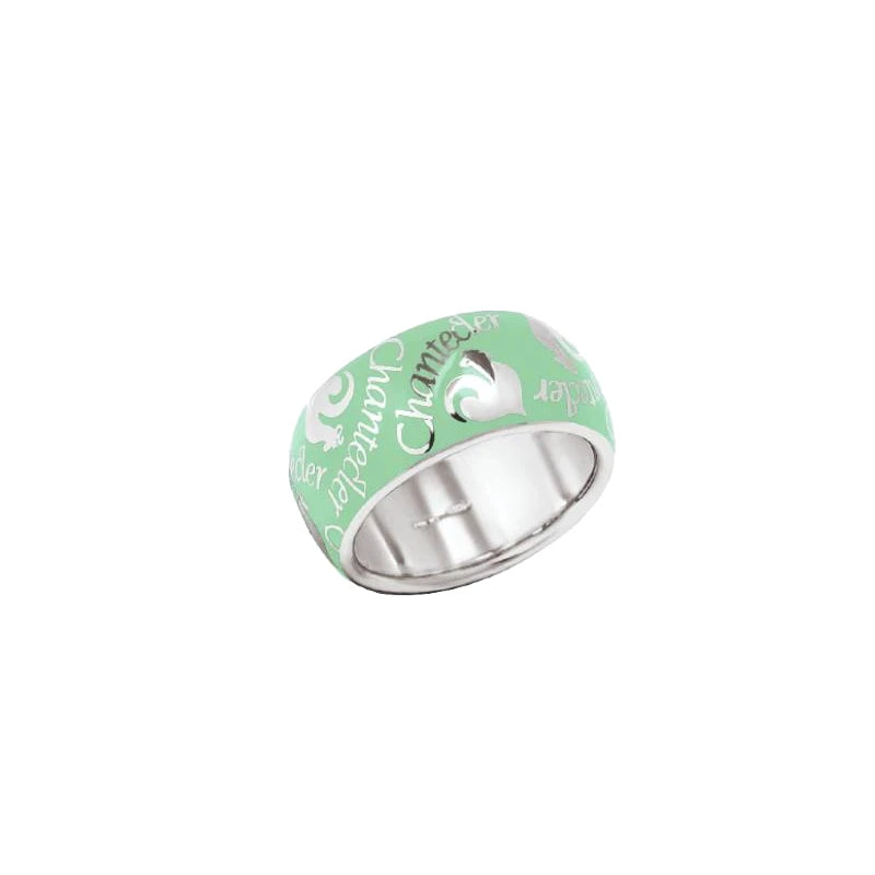 Anello a fascia verde