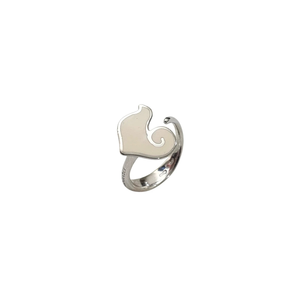 Anello Et Voilà Gallo Bianco