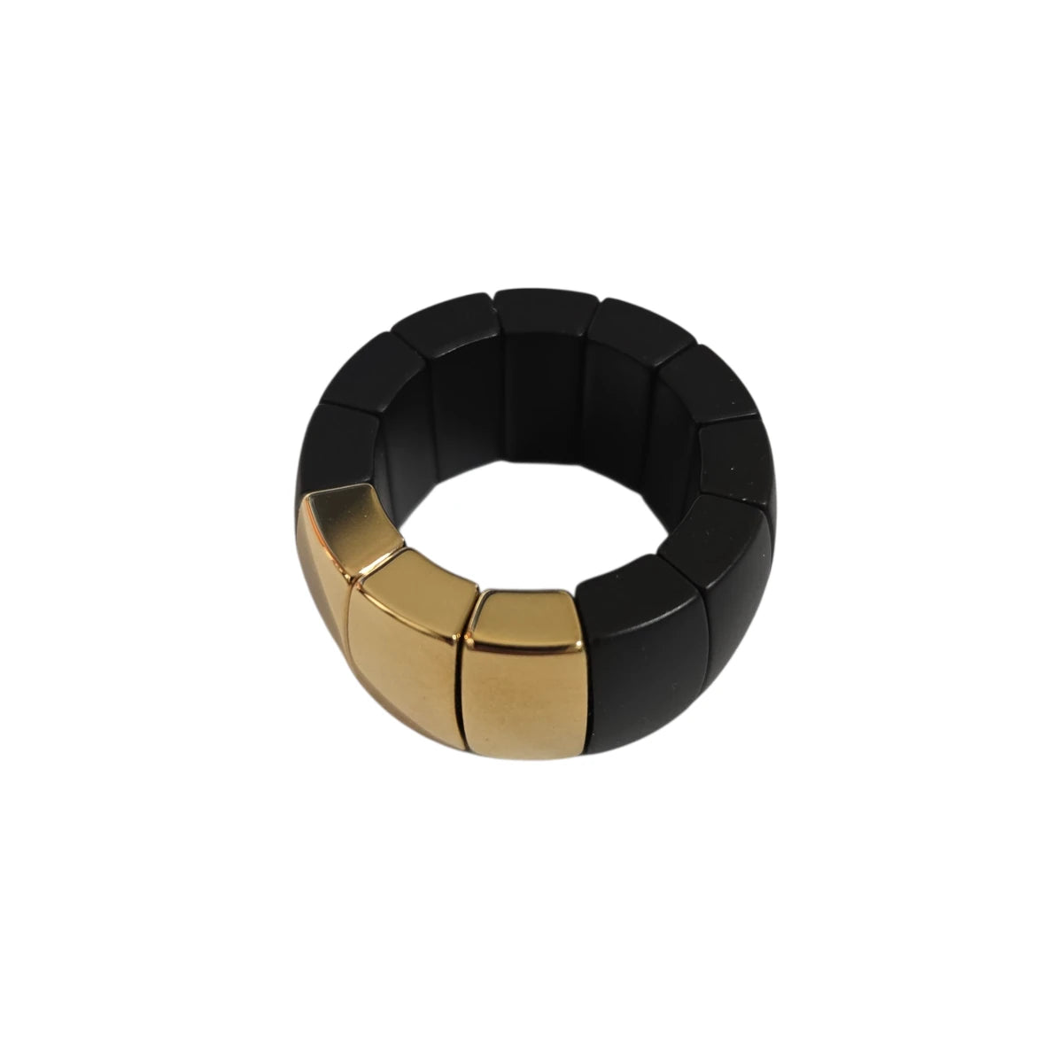Anello Domino Oro e Nero