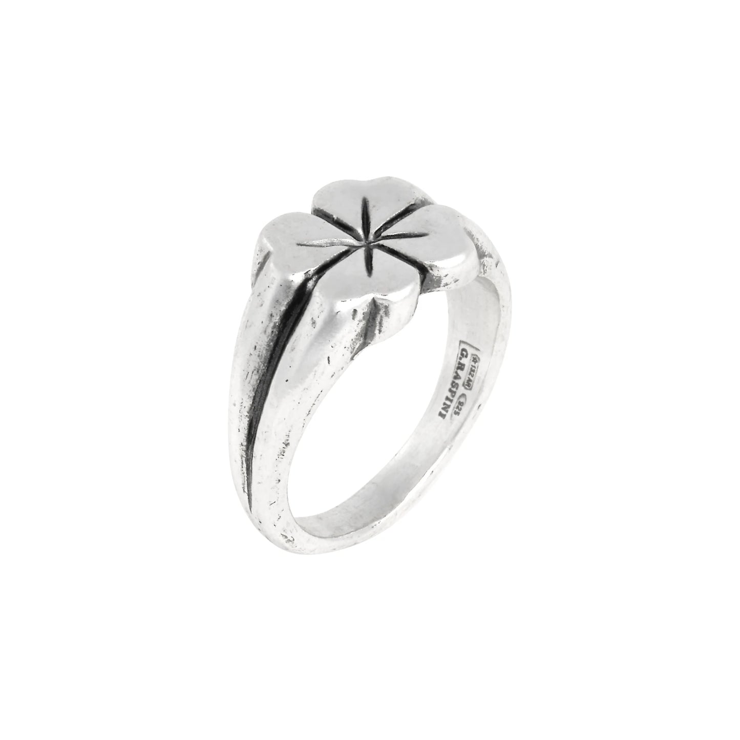 Anello Da Mignolo Quadrifoglio