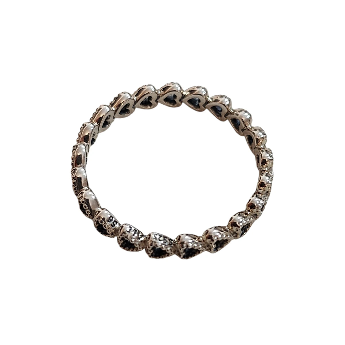 Anello Pandora fascia di cuori