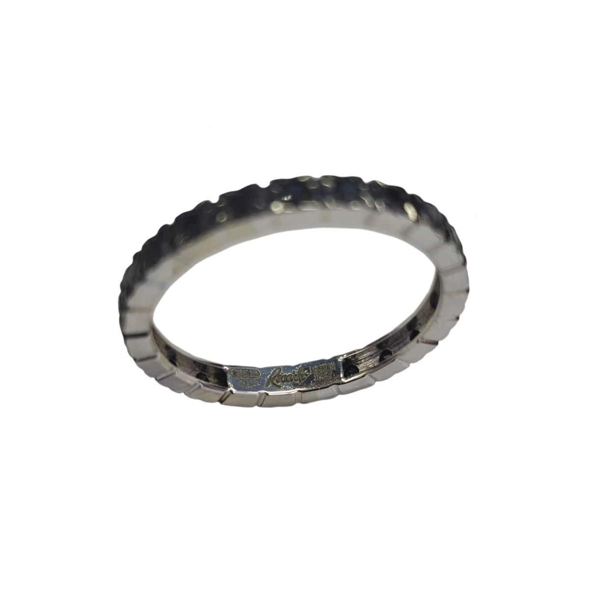 Anello Recarlo Facecube Tutto Giro Nero