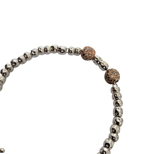 Bracciale DoDo Granelli e Pepite Diamanti Brown