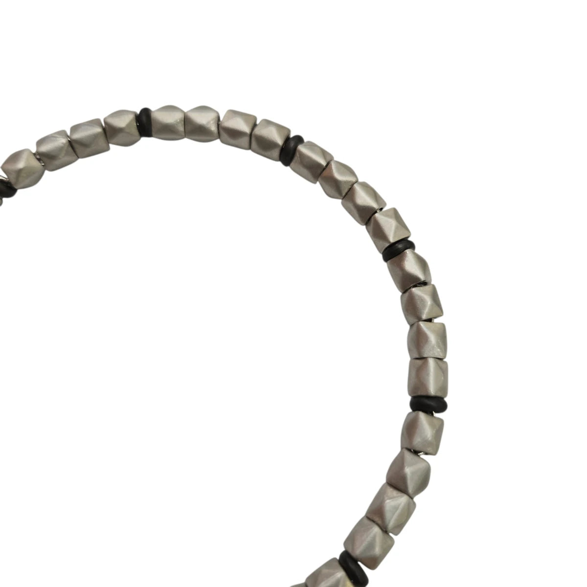 Bracciale DoDo Borchie in Argento e Rondelle Titanio