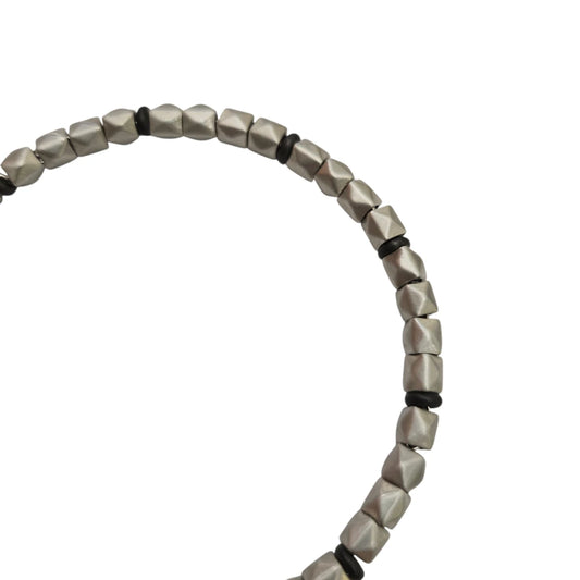 Bracciale DoDo Borchie in Argento e Rondelle Titanio