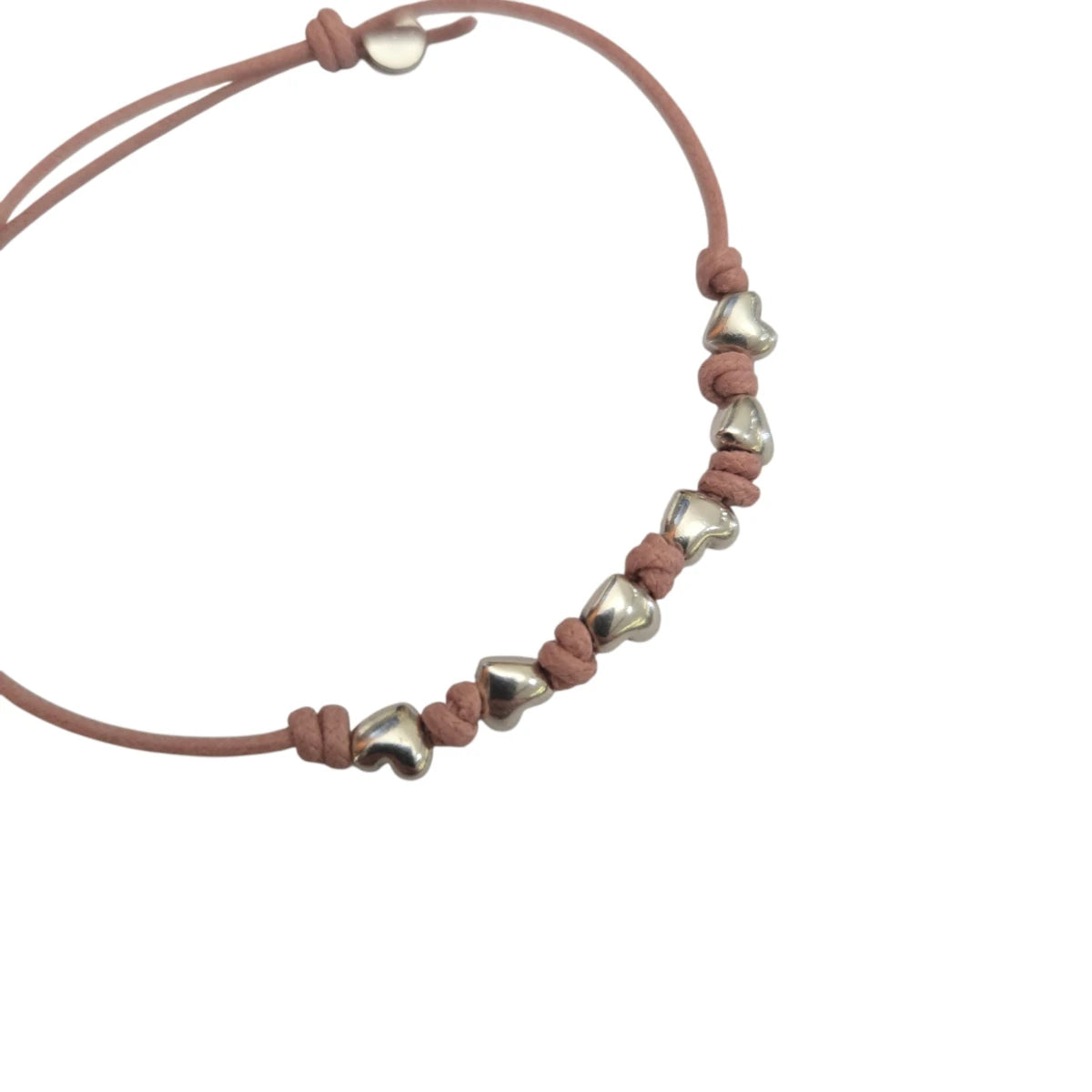 Bracciale Cordino DoDo 6 cuoricini