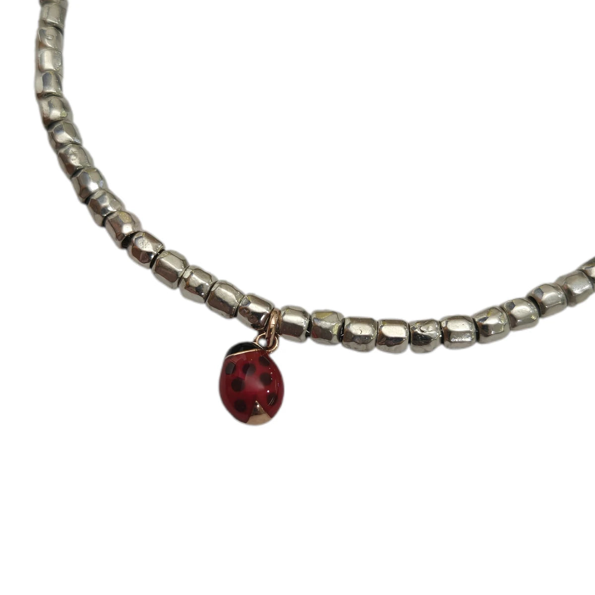 Bracciale DoDo Mini Granelli con Coccinella