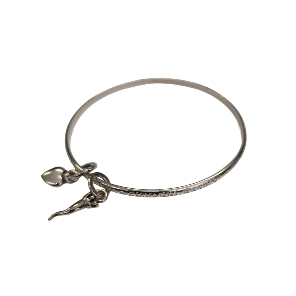 Bracciale Giovanni Raspini Rigido Cuore e Cornetto