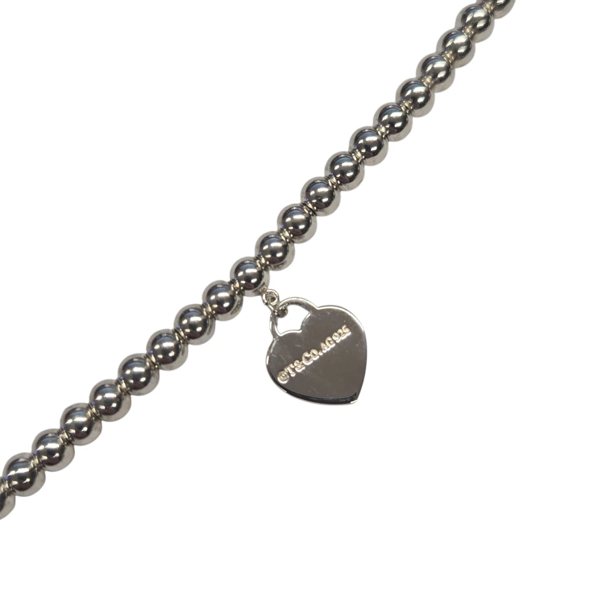 Bracciale Tiffany Beads Tag con Cuore