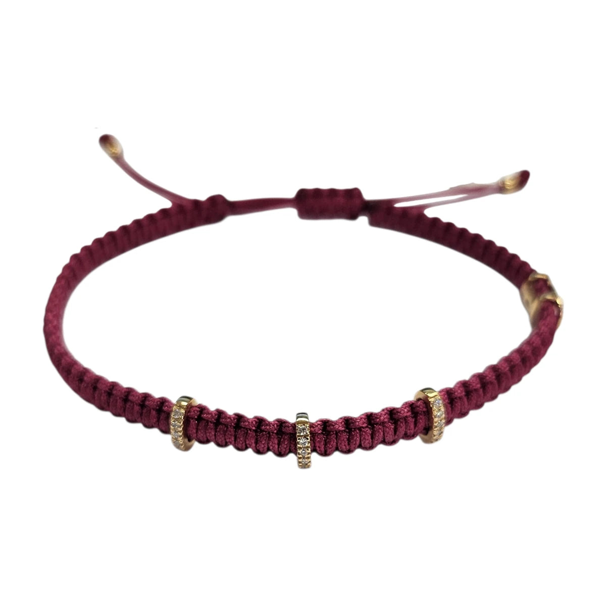 Bracciale Simple tre barette diamanti