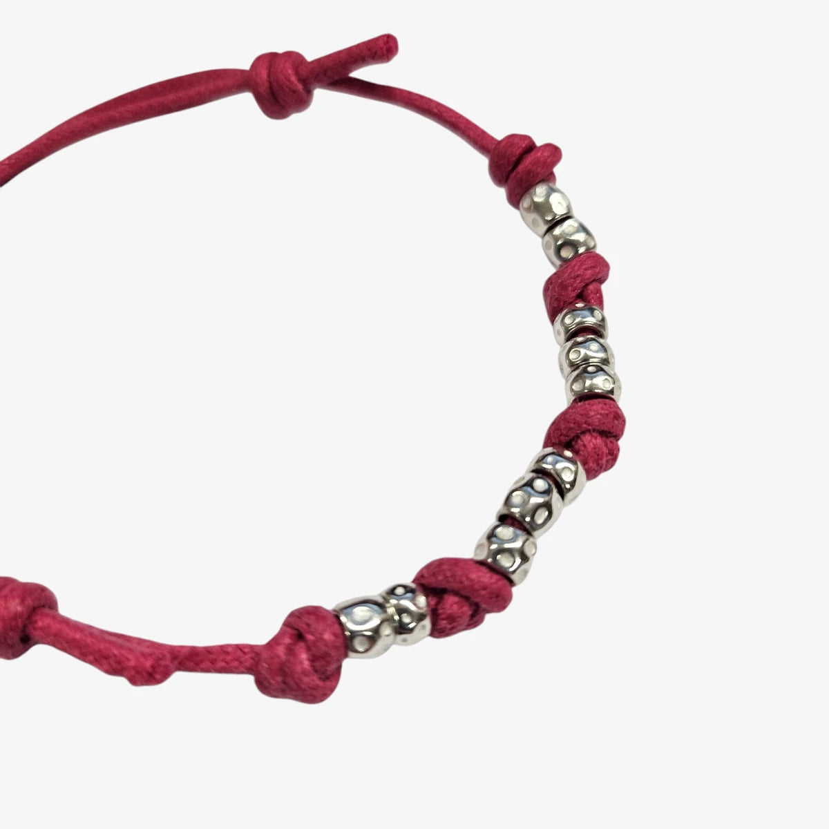 Bracciale Cordino Spesso  10 granelli