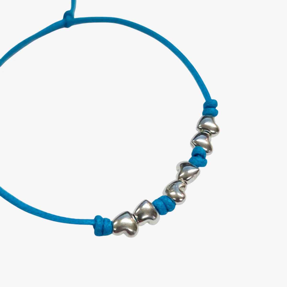 Bracciale Cordino sottile sei Cuori