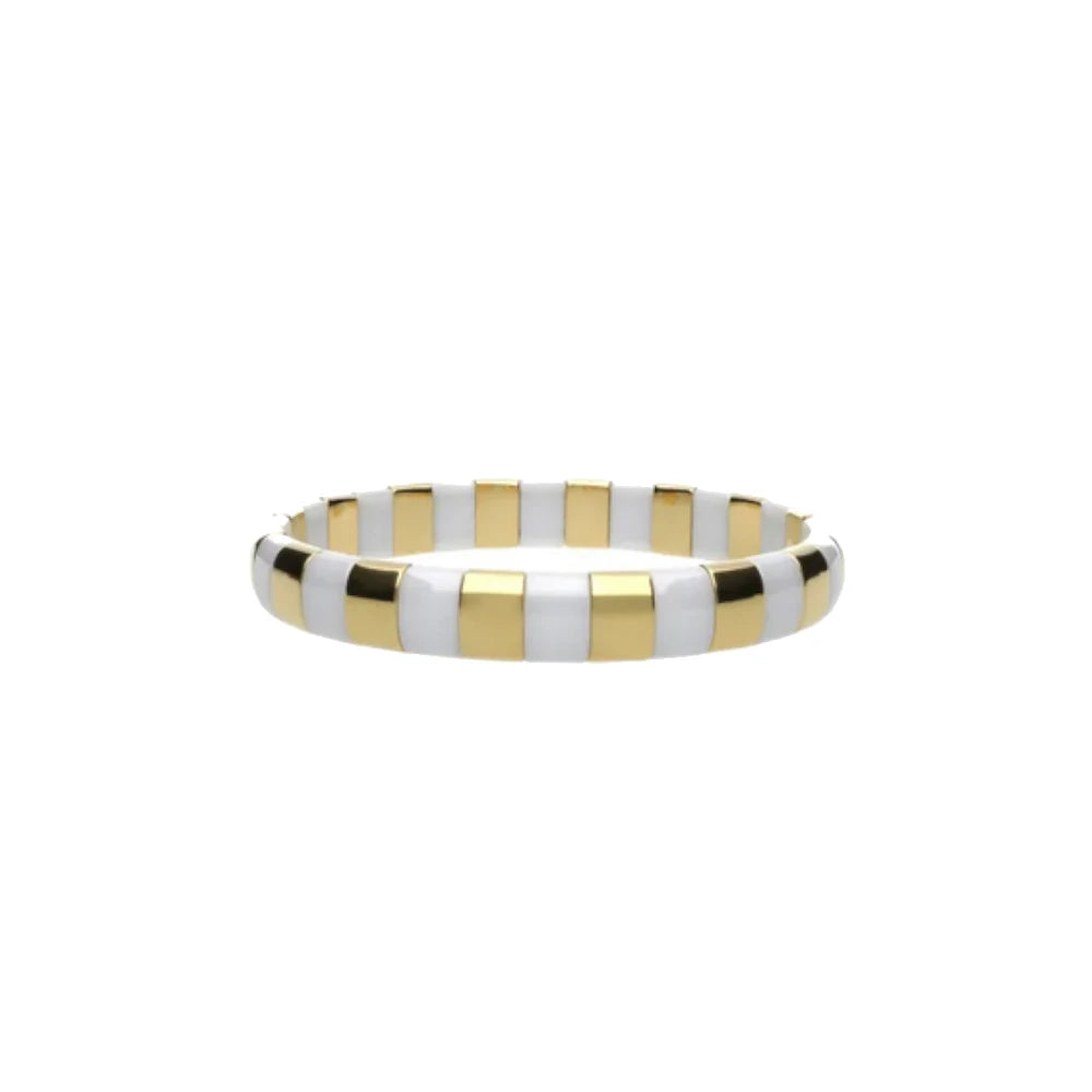 Bracciale Aura Pura Grande Oro e Bianco