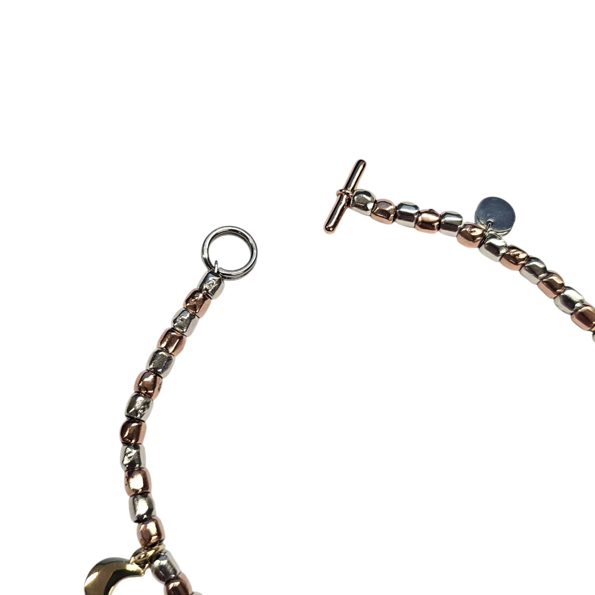 Bracciale DoDo Mini Granelli Argento e Oro rosa