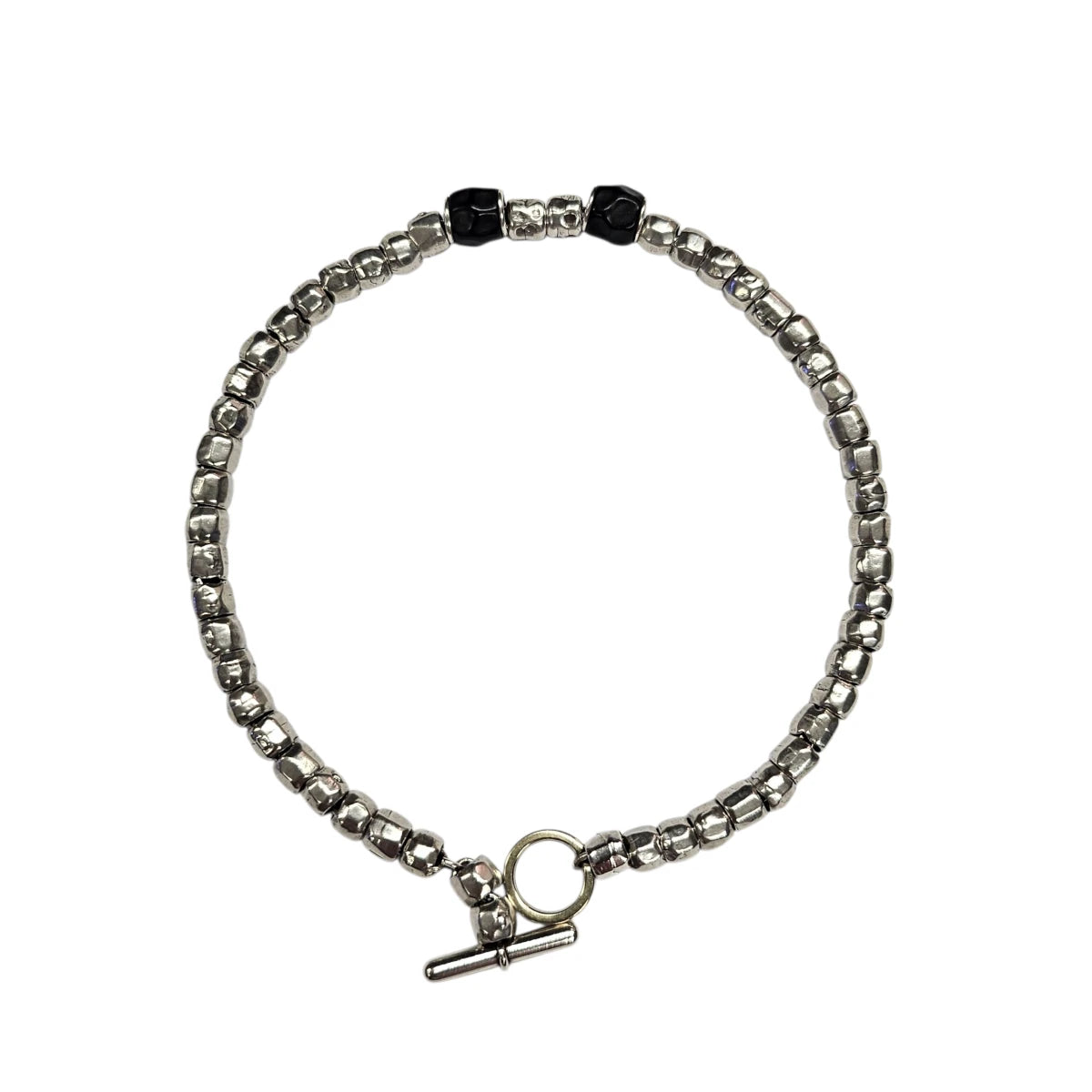 Bracciale DoDo Granelli Jais con 2 Granelli Neri